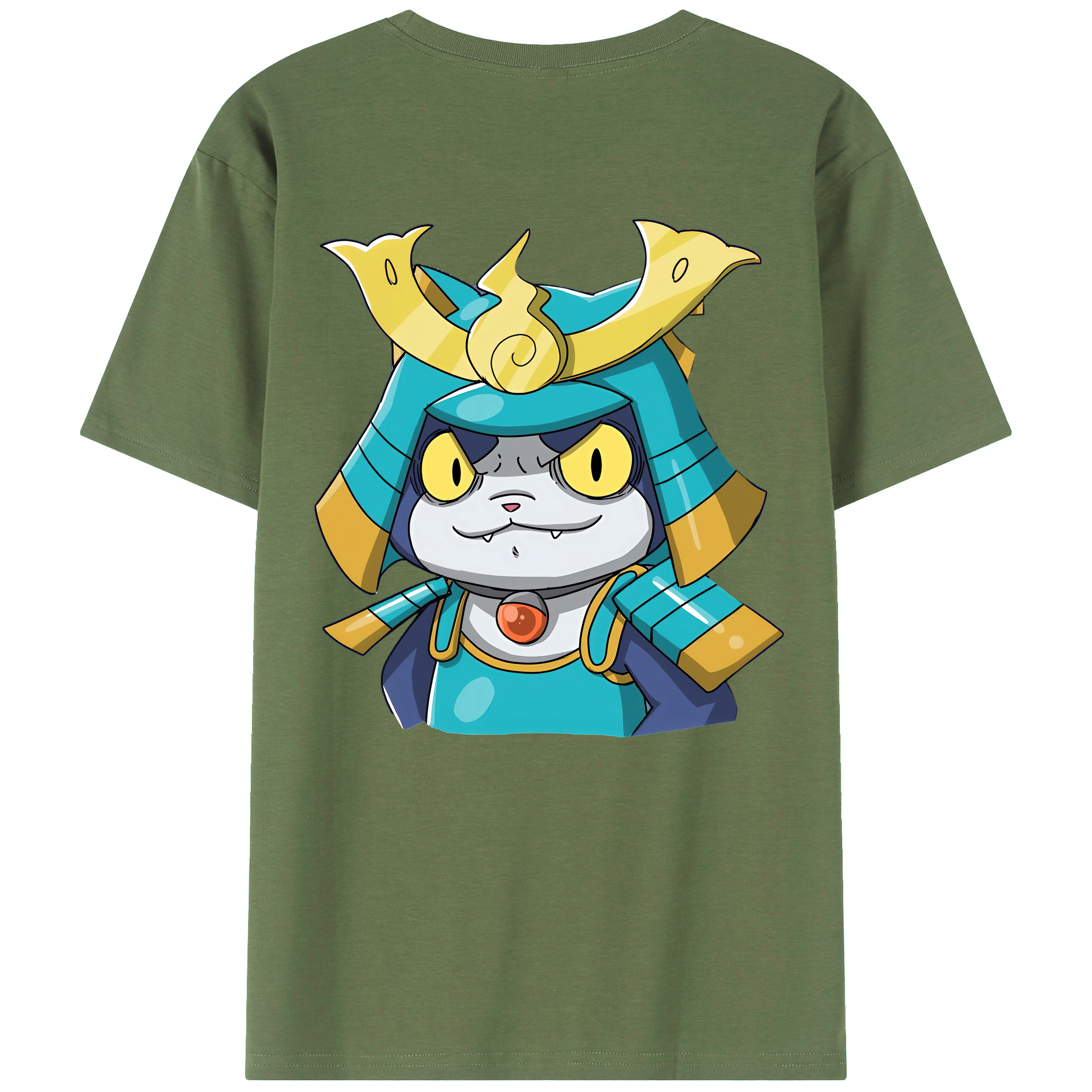 （画像用） 妖怪ウォッチ Yo-kai Watch 綿100％ メンズ半袖Tシャツ（バックプリント） 通気性